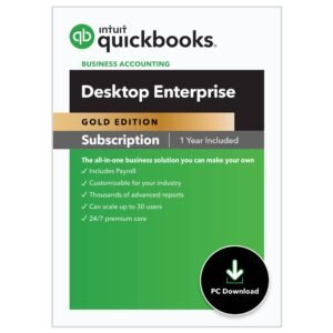 QuickBooks Enterprise Gold 2024 Accounting Software - PC Download + CD - Image 1