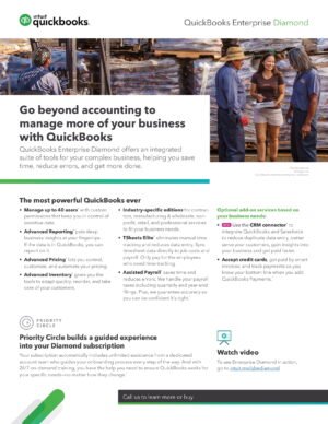 QuickBooks Enterprise Diamond 2024 Accounting Software - PC Download + CD - Image 2